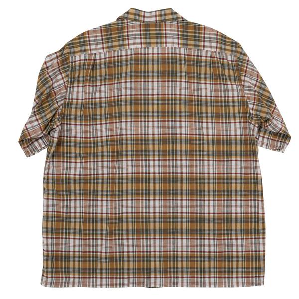 WORKERS ワーカーズ WORKERS Open Collar Shirt, Madras オープン