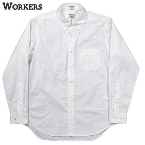 WORKERS ワーカーズ WORKERS Modified BD Shirt, Supima OX, White