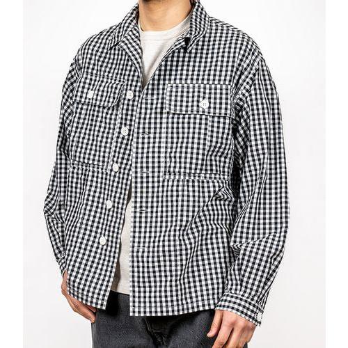 WORKERS ワーカーズ WORKERS M-43 Shirt Jacket, Black Gingham 