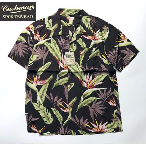 CUSHMAN（クッシュマン） CUSHMAN 25479 RAYON HAWAIIAN SHIRTS BIRD