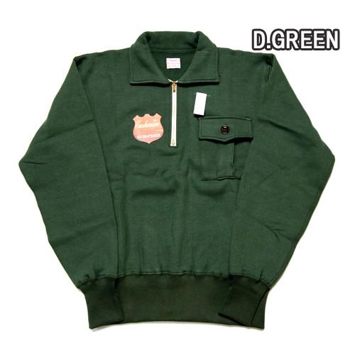 CUSHMAN クッシュマン 26377 SWEAT HALF ZIP POLO スウェット 