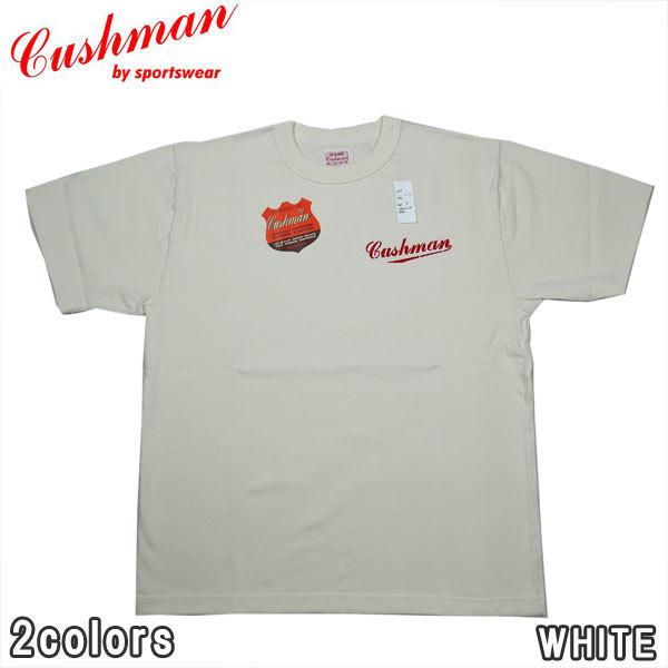 クッシュマン CUSHMAN 26443 PRINT TEE "Cushman" ブランドロゴT 半袖　Tシャツ｜manufactures-japan