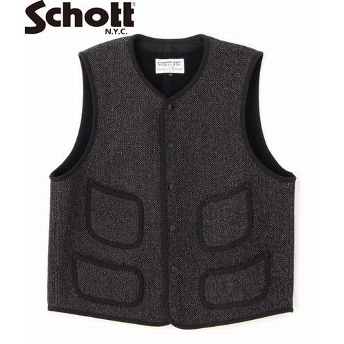 Schott N.Y.C（ショット） SCHOTT 7824257001 BEACH CLOTH VEST/ビーチ 