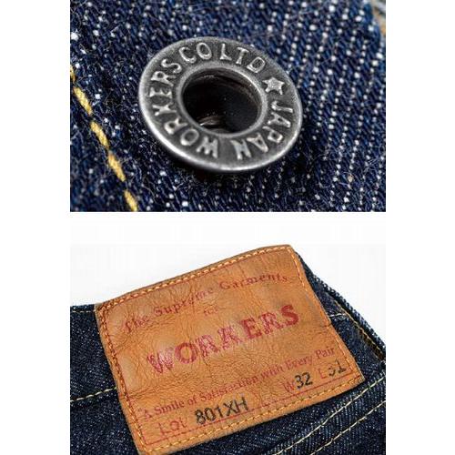 WORKERS ワーカーズ Lot 801XH Straight Jeans 月桂樹 大戦 WORKERS ワーカーズ Lot 801XH Straight Jeans 月桂樹 大戦