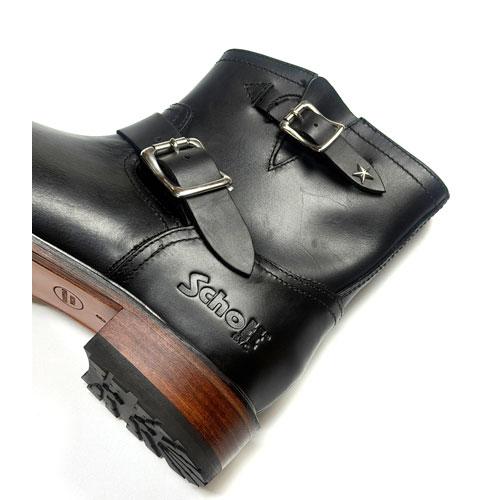 ショット SCHOTT S25503 Short Engineer boots“Charger Boots”エンジニアブーツの画像