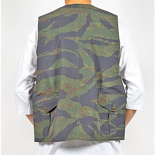 WORKERS ワーカーズ WORKERS Cruiser Vest, Tiger Stripe クルーザー