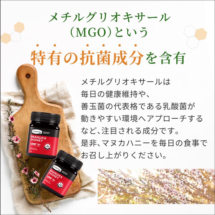 コンビタ マヌカハニー はちみつ UMF 5+ MGO 83+ 1kg×2個セット 蜂蜜 生はちみつ 直輸入 無添加 非加熱 ニュージーランド産の画像
