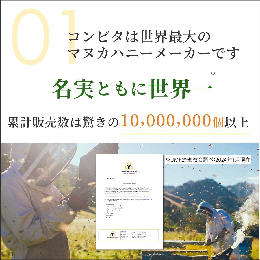 コンビタ マヌカハニー はちみつ UMF 5+ MGO 83+ 1kg×2個セット 蜂蜜 生はちみつ 直輸入 無添加 非加熱 ニュージーランド産の画像