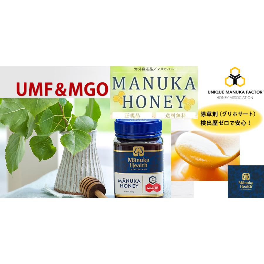 マヌカハニー マヌカヘルス MGO263+ UMF10+ 500g 2個 正規品(英語