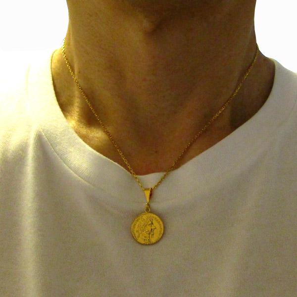Silver925 コインネックレス 古代ローマ皇帝レプリカコイン