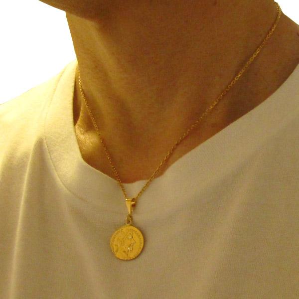 Silver925 コインネックレス 古代ローマ皇帝レプリカコイン