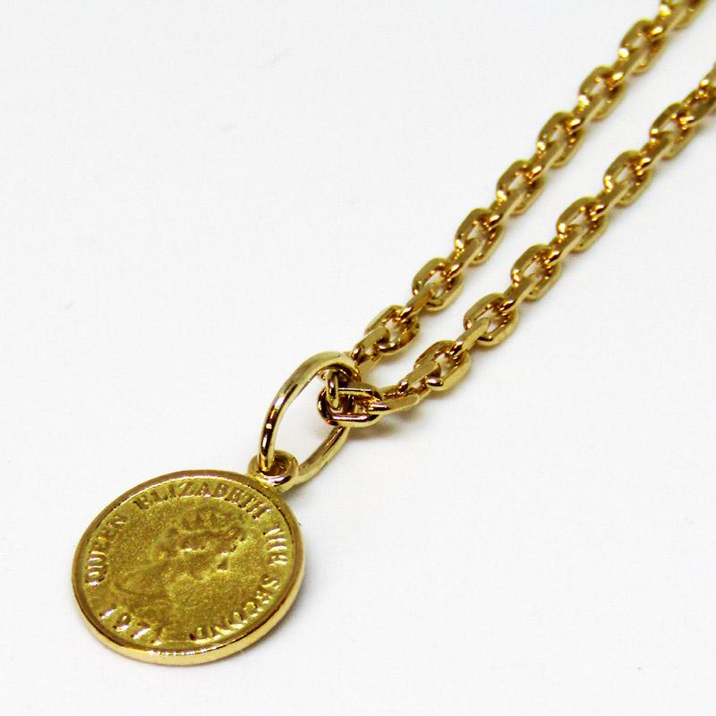 カズさん様 18金 コインペンダント ロープネックレス 18k gp 奇跡のメダイ ネックレス ゴールド 18金 仕上げ 聖母