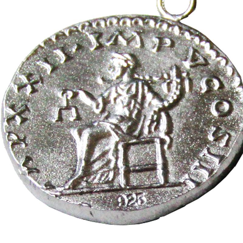 Silver925 コインネックレス 古代ローマ皇帝レプリカ アンティーク