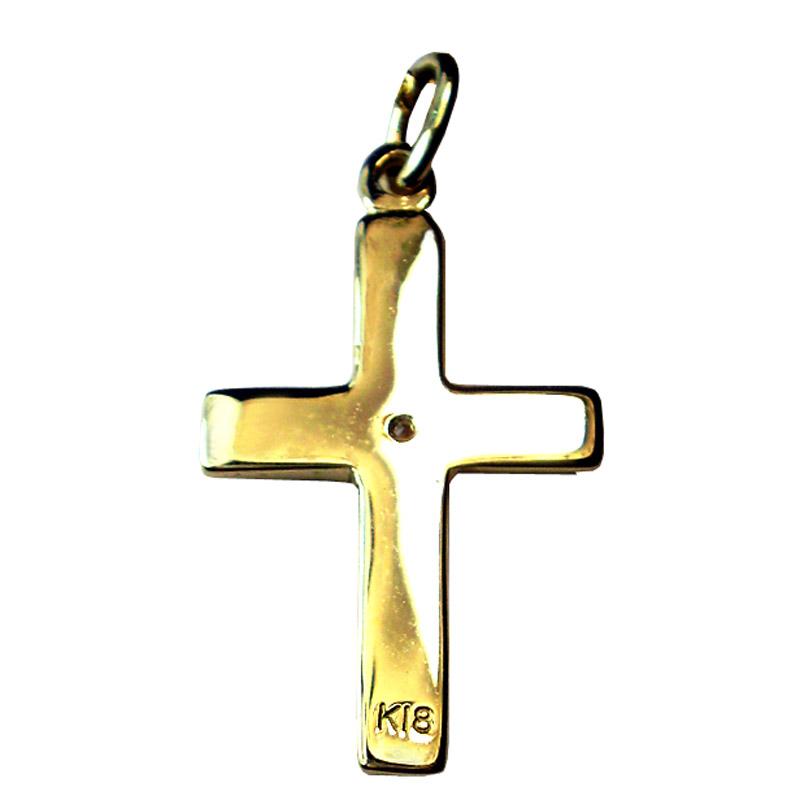 K10 クロスペンダント ダイヤモンド装飾 メンズ　レディス_4