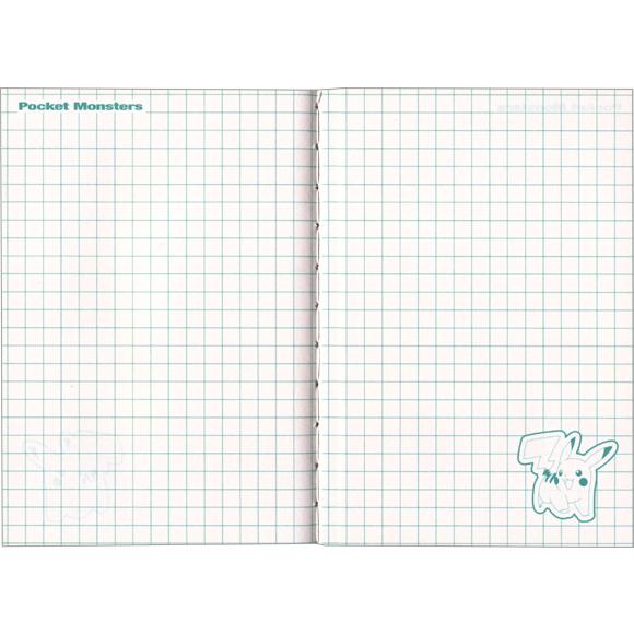 Pokemon ポケモンミニノート ピカチュウ 5mm方眼罫 B7サイズ MP-C 20冊