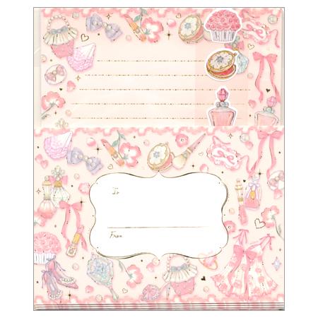 Clothes-Pin たけいみきレターセット フェミニンコスメ 便箋8枚