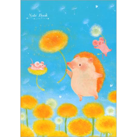 吉田麻乃a5ノート たんぽぽとハリネズミの旅立ち 横罫 Nb Clothespin 6冊までネコポス便可能 M在庫 Clothespin Nb The 文房具 令和万葉堂 通販 Yahoo ショッピング