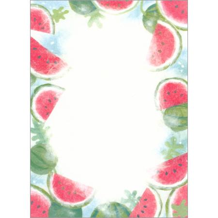 夏柄ポストカード スイカ 3枚入 Pn 1133 Ease 18個までネコポス便可能 M在庫 2 C2 Ease Pn 1133 The 文房具 令和万葉堂 通販 Yahoo ショッピング
