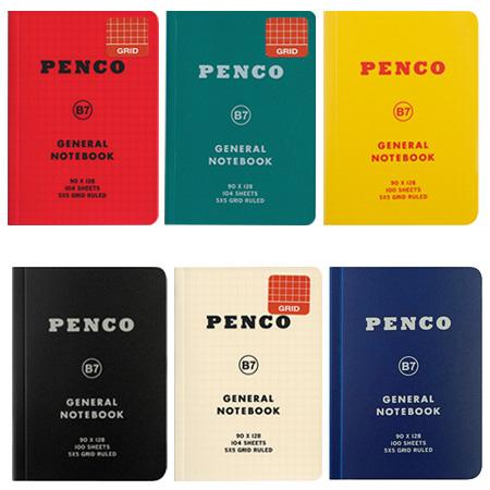 penco ペンコ ソフトPPノート B7 方眼罫 CN158 HIGHTIDE 5冊までメール