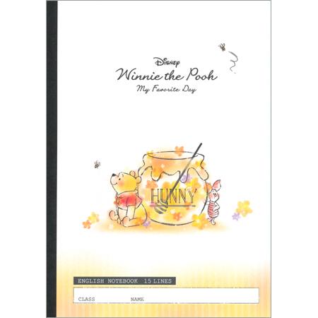 くまのプーさん英語ノート 15段 B5サイズ カミオ 6冊までネコポス便可能 M在庫 Kamio The 文房具 令和万葉堂 通販 Yahoo ショッピング
