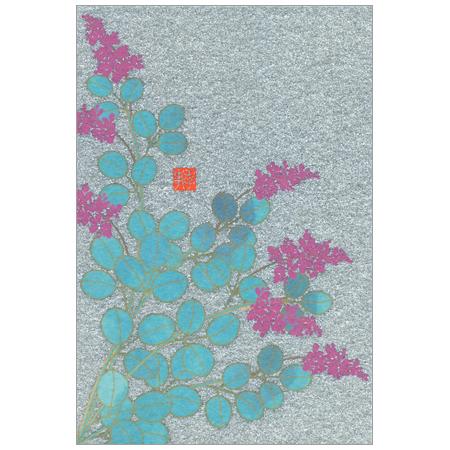 ポストカード 萩柄 1枚入り 88700-006 midori