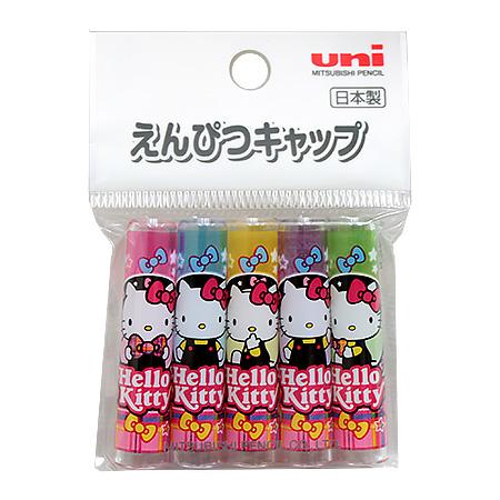 ハローキティ ハローキティ鉛筆キャップ 5本入り DC-150-KTT 三菱鉛筆