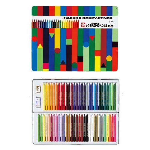 サクラクレパス クーピーペンシル60色セット FY60｜サクラクレパス