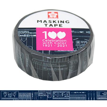 限定 サクラクレパス100周年記念マスキングテープ 線画デザイン 15mm幅 Qmt 100c サクラクレパス 24個までネコポス便可能 M在庫 2 Sakura Qmt 100c The 文房具 令和万葉堂 通販 Yahoo ショッピング
