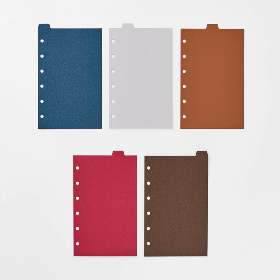 【ゆう】リフィルNo.44＋94＋95＆バインダー3セット システム手帳用リフィル インデックス トップ5段 スタードリーム ミニ6