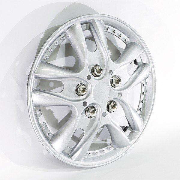 Velocity ホイールキャップ ホイールカバー 4枚セット 汎用 14インチ