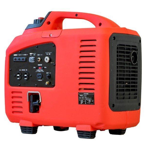 インバーター発電機 エンジン式 セル リコイルスターター 2000W 正弦波