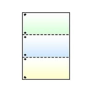 全日本送料無料 トヨシコー グラデーション Nc Lbp用紙 60 3分割 ミシン目 穴 1000枚入り サイズ 数量 1 000枚 1ケース お歳暮 Www Simon Page Com
