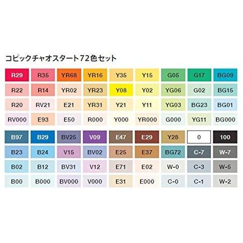 コピック コピックチャオ スタート 72色セット : まんぞくSHOP コピック コピックチャオ スタート 72色セット : まんぞくSHOP