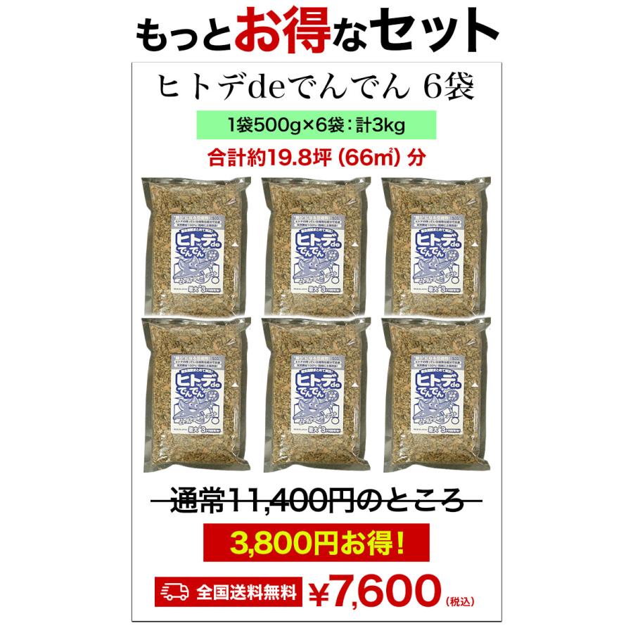 2袋 合計1kg ヒトデdeでんでん 害獣忌避剤 ヒトデ忌避剤 害獣対策 ひと