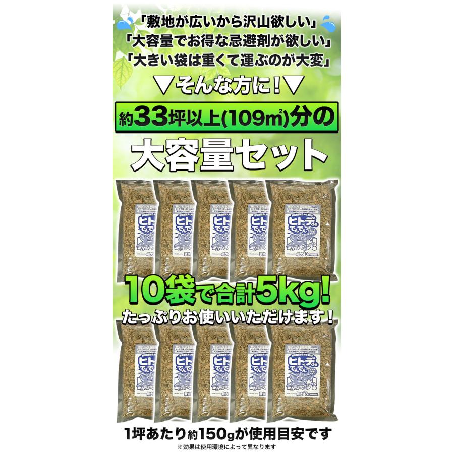 2袋 合計1kg ヒトデdeでんでん 害獣忌避剤 ヒトデ忌避剤 害獣対策 ひと