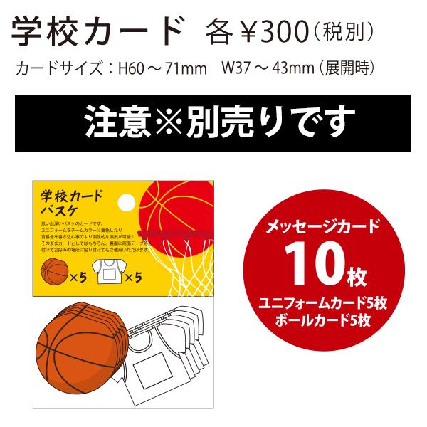 色紙 「学校色紙（バスケ）」プレゼント 寄せ書き 記念品 色紙額 大
