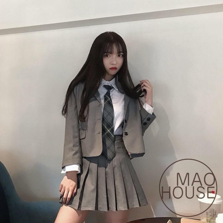 春に韓国風のおススメアイテム!!】制服4点セット スーツ 女の子 韓国