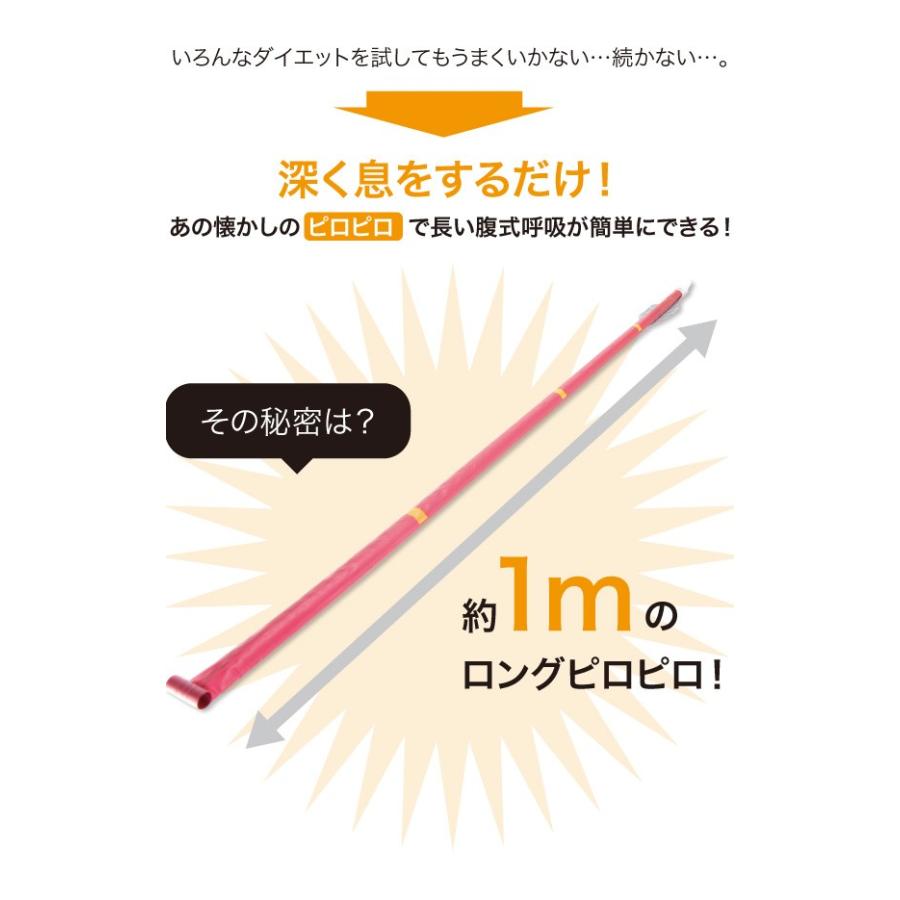 ロングピロピロ お腹 引き締め ダイエット やせ おなか 腹式呼吸エクサ ピロピロ |  | 03