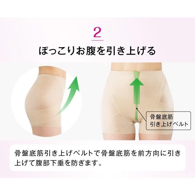 補正 ガードル レディース 下腹 太もも プロイデア ヒップアップ ショートガードル ベージュ M |  | 06