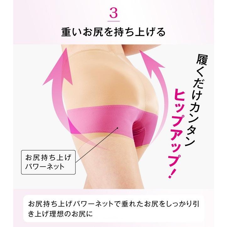 補正 ガードル レディース 下腹 太もも プロイデア ヒップアップ ショートガードル ベージュ M |  | 07