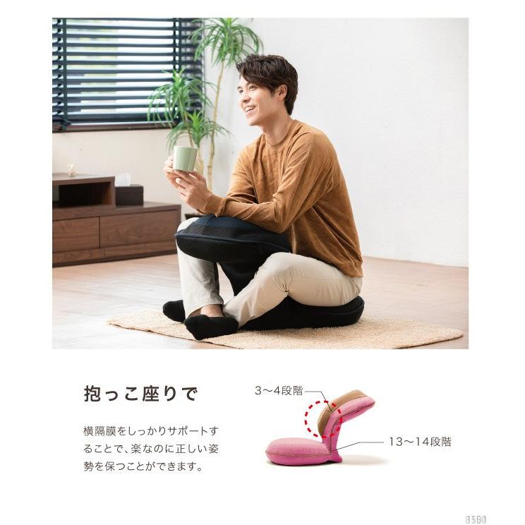 洗える 座椅子 骨盤 ストレッチ 腰痛 姿勢 補正 背筋がGUUUN美
