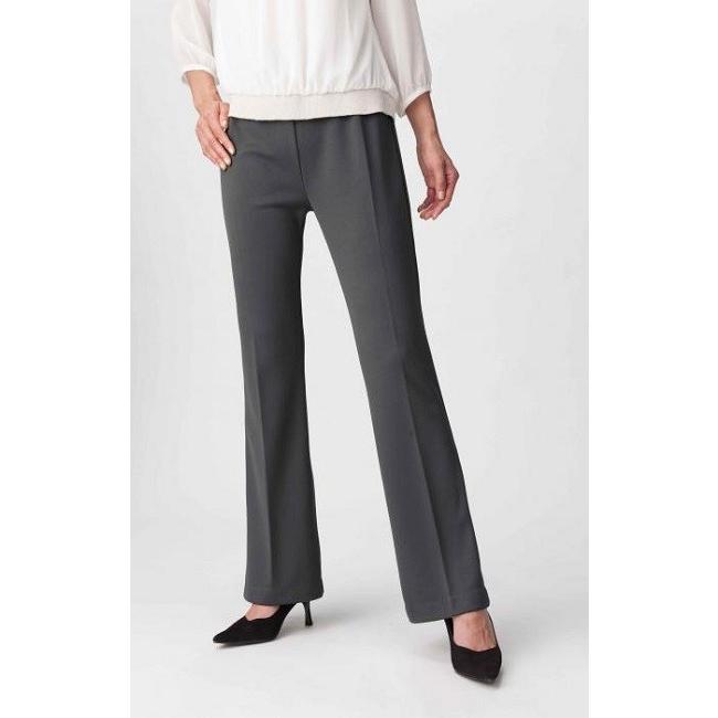 パンツ ボトムス スラックス レディース 秋冬 蓄熱あったか裏起毛パンツ グレー LL | 