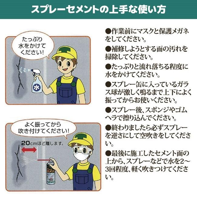 セメントスプレー コンクリート 補修 モルタル スプレーセメント Got498 エムエーワンショッピング 通販 Yahoo ショッピング