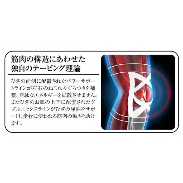 ネコポス発送 送料無料 ひざサポーター テーピストXX ベージュ L |  | 04