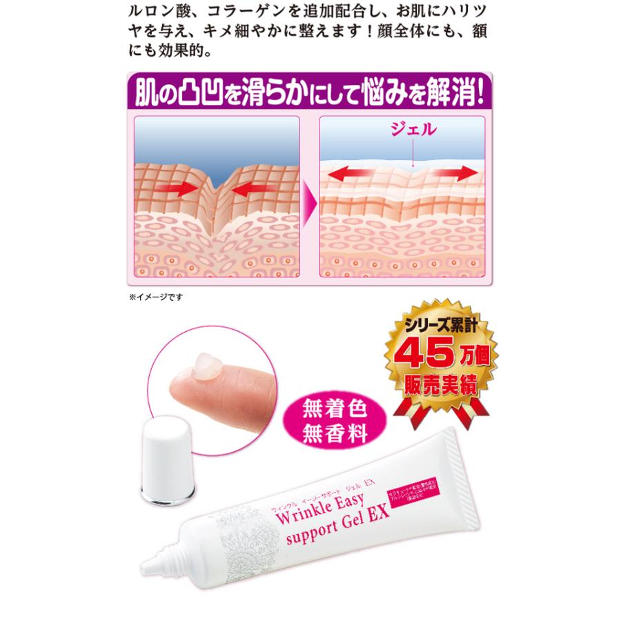 シワ 目元 ほうれい線 ジェル ウィンクルイージーサポートジェルEX