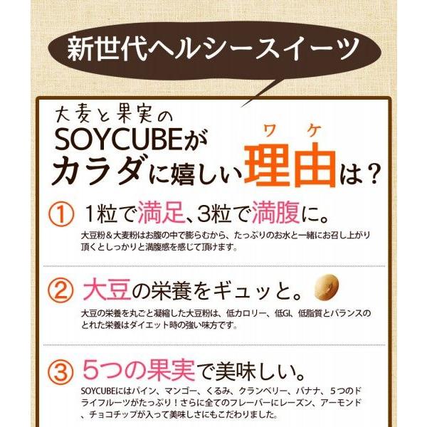 食品 栄養補助 健康 大豆 大麦と果実のソイキューブ |  | 01