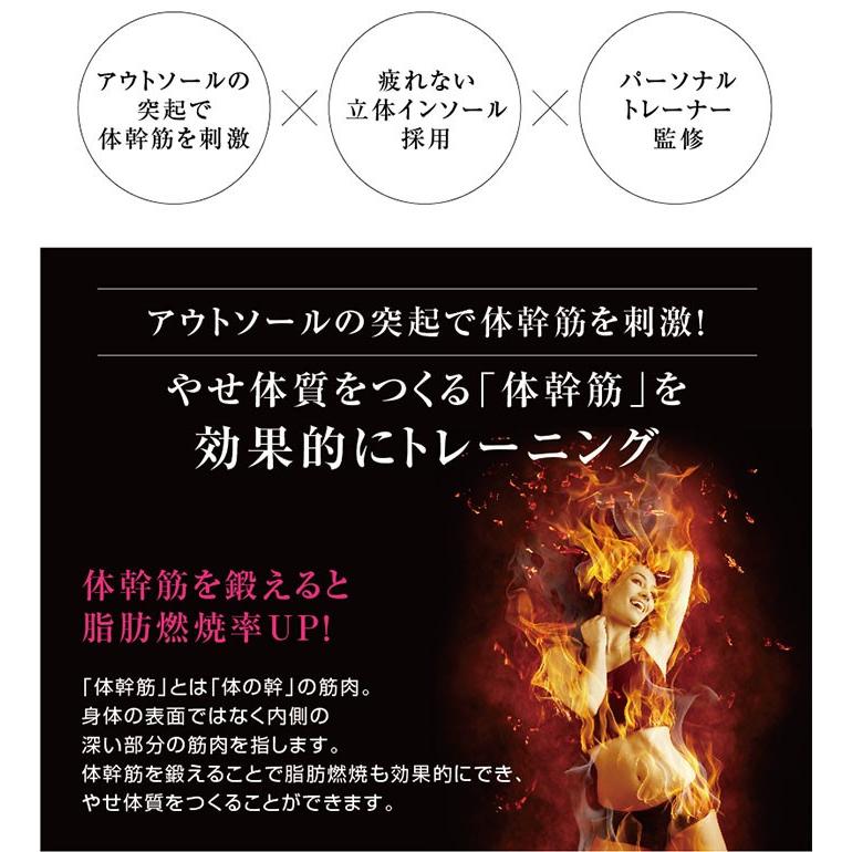 サンダル 厚底 レディース 体幹筋シェイプスリムサンダル M |  | 01