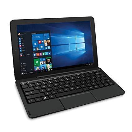 公式オンラインショップ RCA W 101 SA 23 T 2 F 8 Cambio 10.132 GB Windows 2-in-1 Tablet with Folio Keyboard， Silver