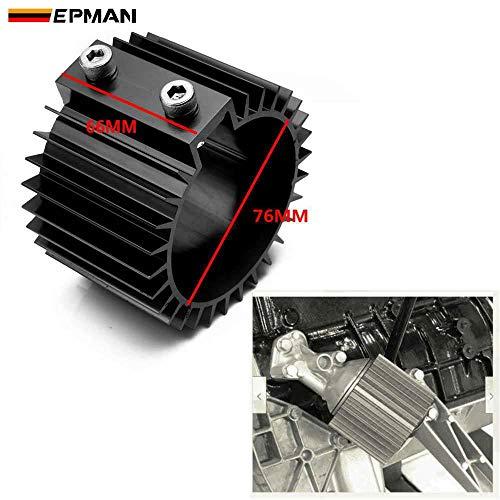 特価買取 EPMAN EPOFH 663エンジンオイルフィルタークーラーヒートシンクカバービレットアルミオイルフィルターヒートシンクID 3インチ長さ66 mm