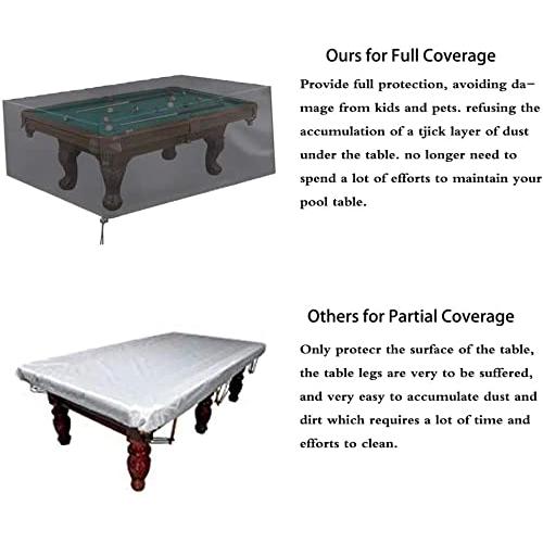 国内正規総代理店アイテム POMER Pool Table Cover -89インチ防水テーブルカバー7フィートスヌーカービリヤードテーブル防塵7/8/9 FTビリヤードテーブルカバー-89 x 45 x 32インチ